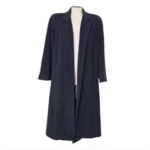 Vintage Regency Cashmere Open Coat Quiet Luxury Old Money S
